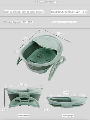 Bain de pieds pliable image 1