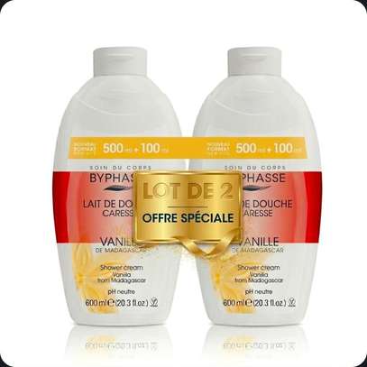 Lot de 2 gel douche Byphasse 600ml + 600ml image 1