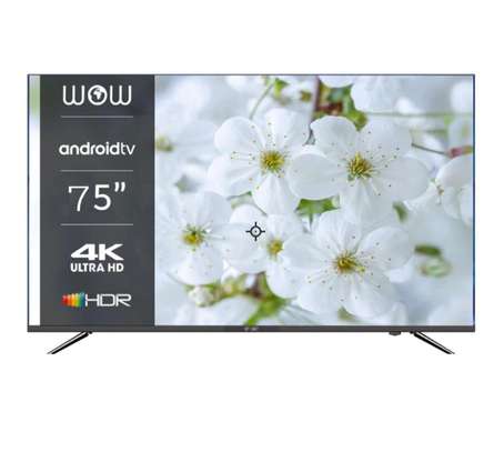 TELEVISEUR WOW 75 SMART TV ANDROID 4K image 1