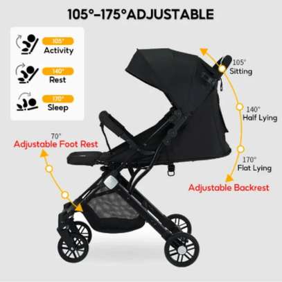 Poussette bébé pliable 2 en 1 pour bébé image 4