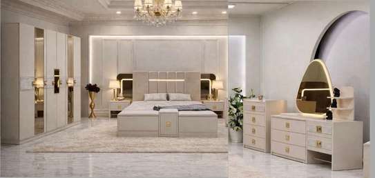 CHAMBRE A COUCHER ARMOIRE 6BATTANTS 7PIECES image 6
