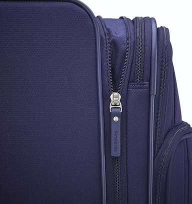 Set de deux valises SAMSONITE en tissu bleu image 2