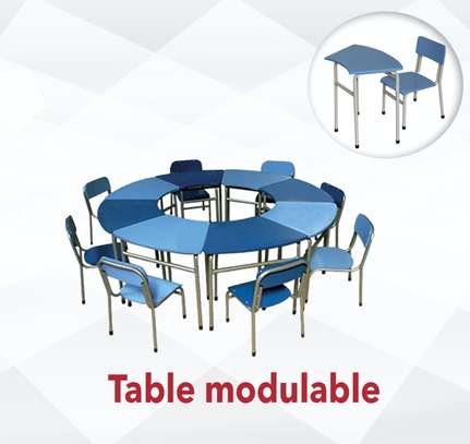 Table banc / préscolaire, maternelle image 7