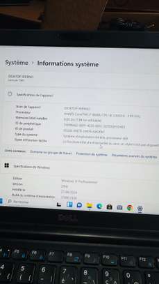 DELL 7480 neuf - i7 - 256/ 8gb dan son carton image 8