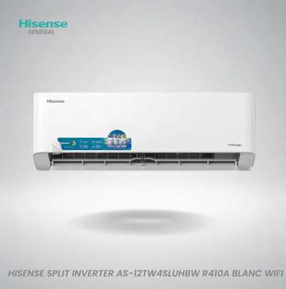 Hisense Split Inverter AS-12TW4SLUHBW R410A Blanc Wifi image 1