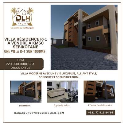 Villa résidence neuf 1000M2 a vendre a km50 image 5