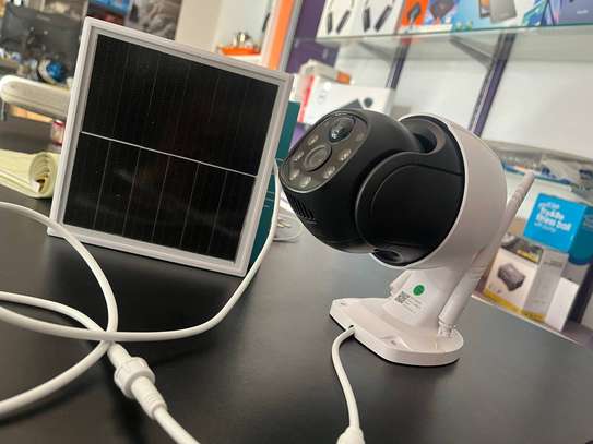 Caméra de sécurité pour l'extérieur avec panneau solaire image 3