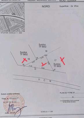 terrains en bordure de route au Zack de Thies image 1