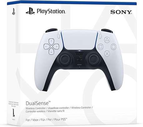Sony DualSense manette sans fil PS5 blanche noire image 5