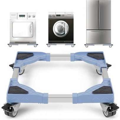Support frigo roulette et machine lavage image 1