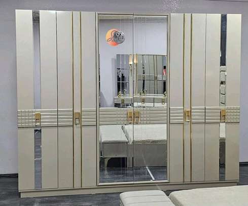 CHAMBRE A COUCHER 6BATTANTS 6PIECES BEIGE EFTELYA CHAMPAGNE image 4