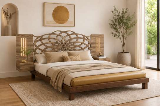 LIT DESIGN CONTEMPORAIN EN BOIS – MODÈLE UNIQUE image 3