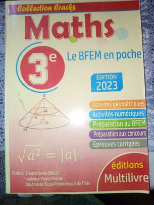 Collection cracks Maths 3e le BFEM en poche image 1