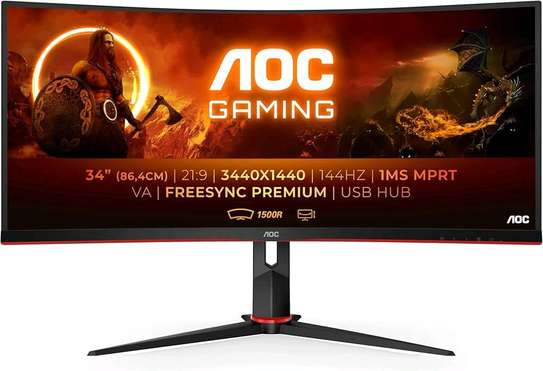 Moniteur de jeu incurvé AOC 34pouces image 1