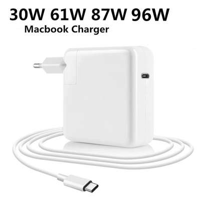 Chargeur MacBook  30w , 61w  ,87w  + cable image 1