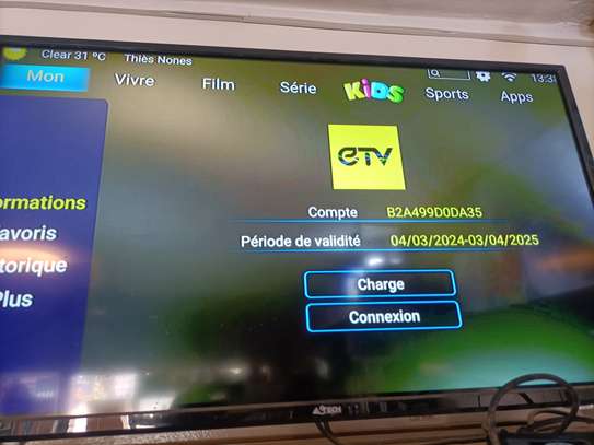 Tv Box Android avec iptv 1an image 3