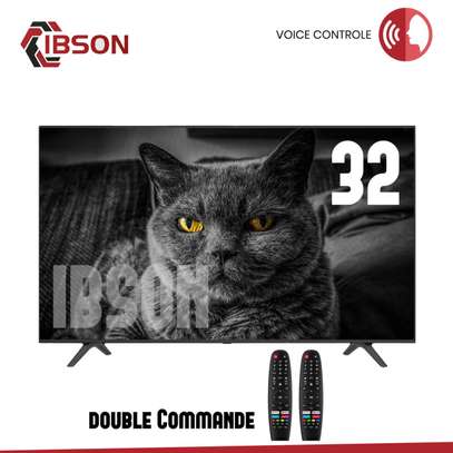 TELEVISEUR IBSON 32" SMART + 2 TELECOMMANDES + VOICE CONTROL image 1