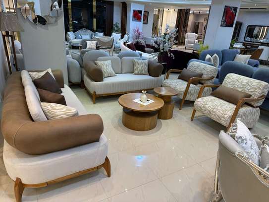 SALON ITALIEN Beige Marron image 5