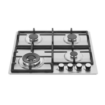 PLAQUE HISENSE ENCASTRABLE 4FEUX 60X60 A GAZ INOX image 1
