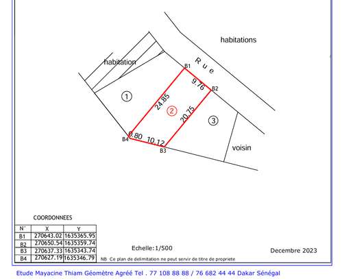 Terrains 225m2 image 2