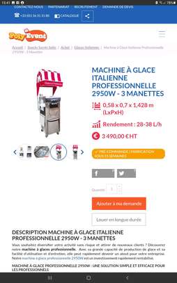 MACHINE À GLACE ITALIENNE (neuf) image 5
