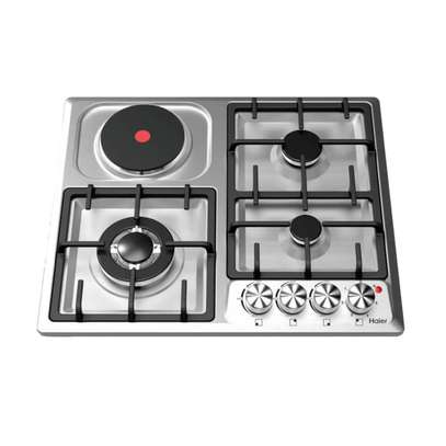 PLAQUE HAIER ENCASTRABLE 4FEUX MIXTE 3F A GAZ 1F ELECTRIQUE image 1