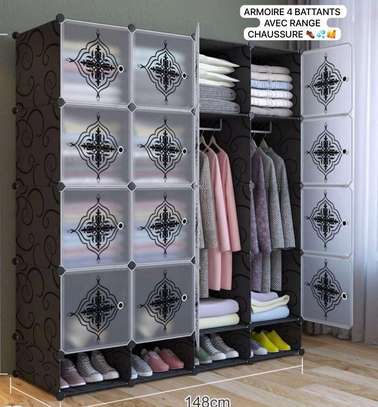 Armoire 4 battants en plastique image 1