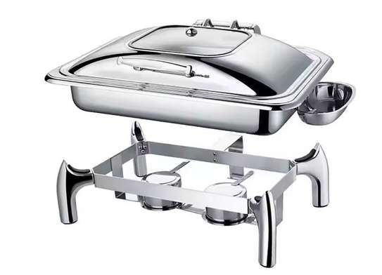 Chafing dish avec couvercle en verre image 12
