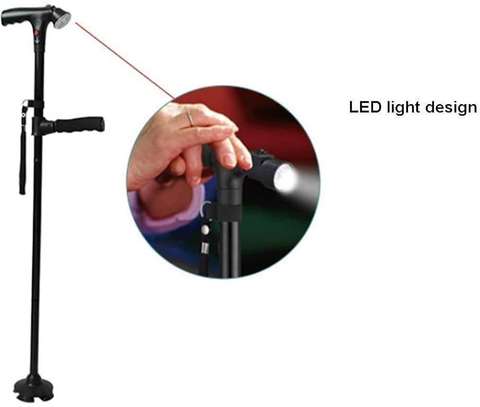 Canne de marche multifonction pour seniors image 3