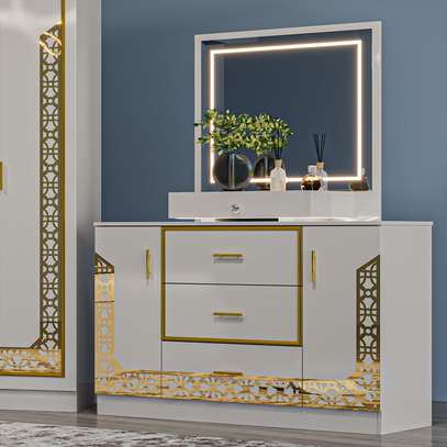 CHAMBRE A COUCHER ARMOIRE 6BATTANTS 5PIECES image 15