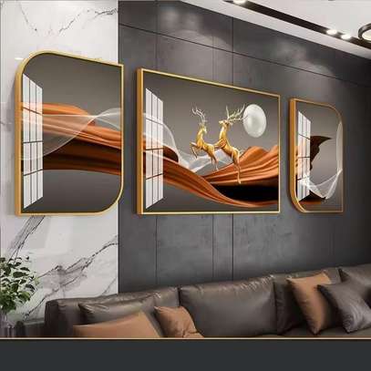 Tableau 3 pieces 140cm/60cm image 1