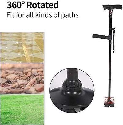 Canne Pliable Réglable, Lampe LED et alarme SOS - 86 à 97 cm image 8
