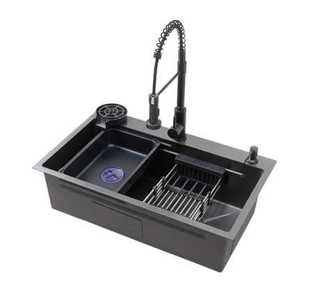 Évier 2 bacs cuisine américaine avec robinet image 7