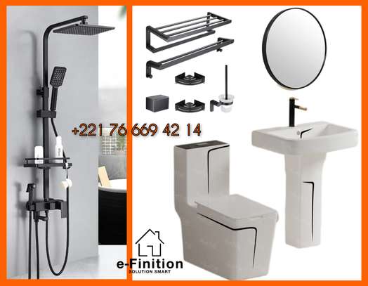 Chaise anglaise et lavabo complet image 3