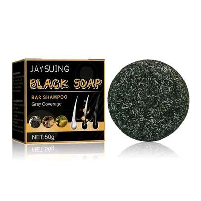 Savon gris pour cheveux assombrissant image 3