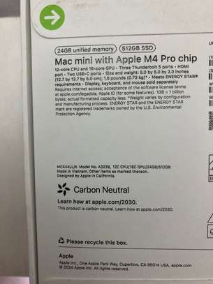 Mac Mini M4 Pro 24GB SSD 512 image 2