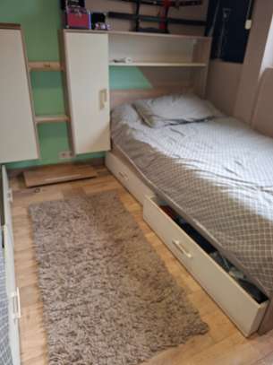 Lit + matelas + tiroirs de rangement image 3