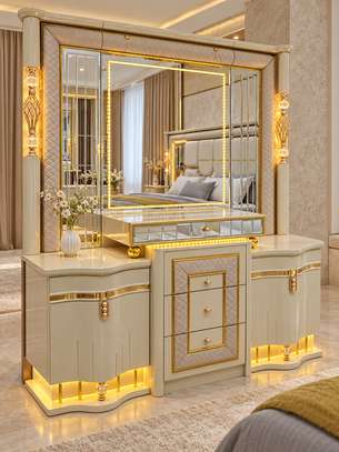 CHAMBRE A COUCHER ARMOIRE 8BATTANTS 8PIECES image 7