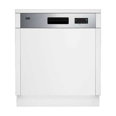 LAVE VAISSELLE BEKO SEMI ENCASTRABLE 13 COUVERTS A++ GRIS image 1