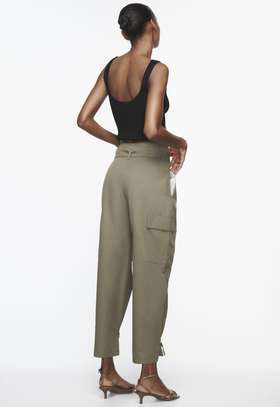 Pantalon cargo à ceinture - Zara image 3