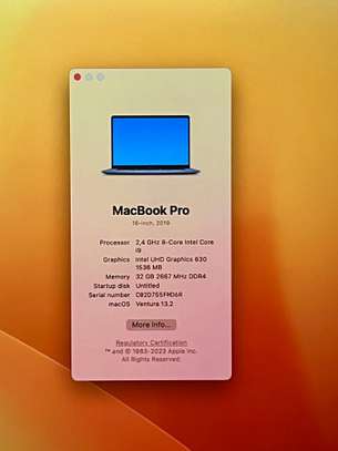 Macbook Pro 2019 16’’ i9/32ram image 3