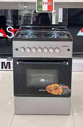 CUISINIÈRE ASTECH 4 FEUX 60/60CM AVEC GRILLE image 2