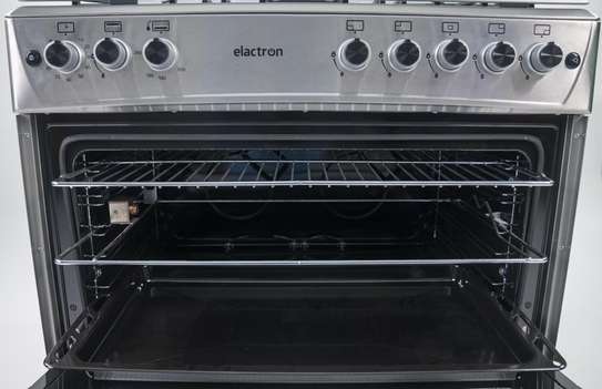 CUISINIERE ELACTRON 5FEUX 90X60 INOX image 2