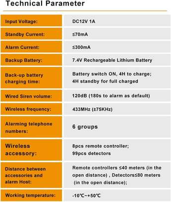 Kit alarme maison GSM – Système de sécurité image 9