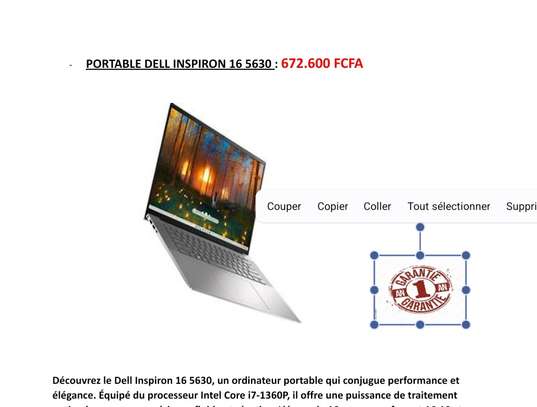 ORDINATEUR DELL INSPIRON 16, 5630 Neuf (GARANTIE 1 AN✅️) image 2