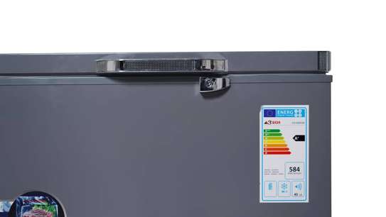 CONGÉLATEUR 600LITRES ASTECH HORIZONTAL GRIS image 2