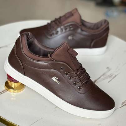 Lacoste baskets cuir image 3