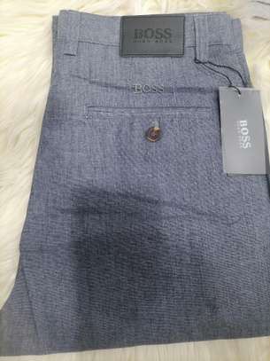 Pantalons Hugo Boss lin et coton image 5