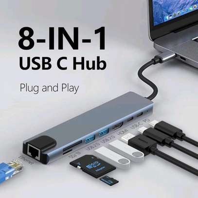 Adaptateur USB - C 8 en 1 image 2