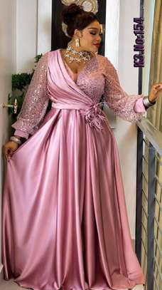 Robe soirée satin image 4